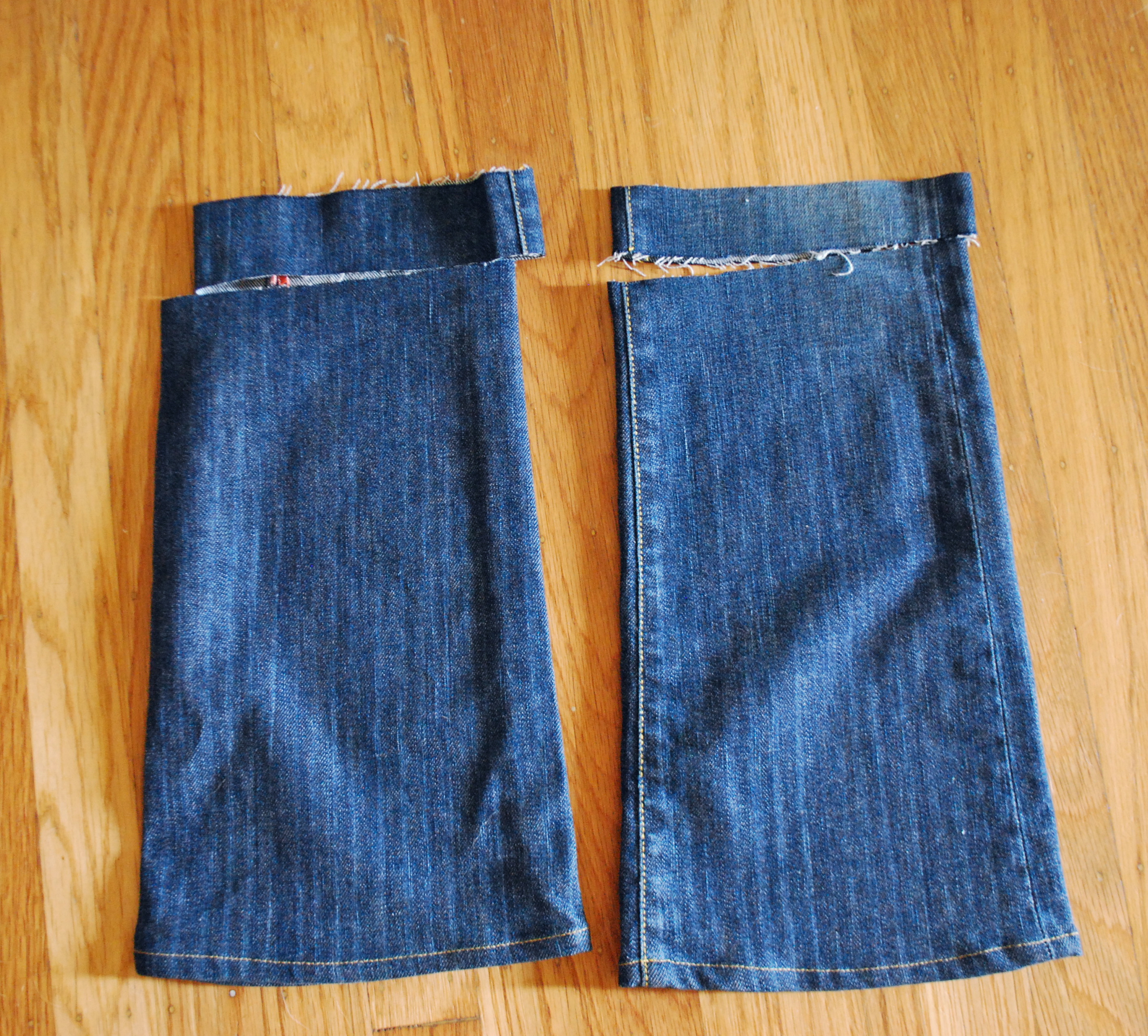 Easy DIY: Make your own Denim Capris 