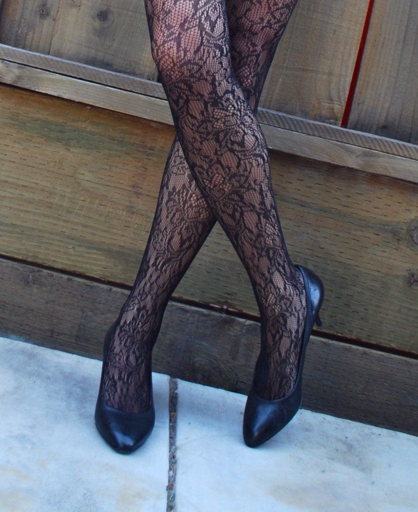 Floral Lace Tights