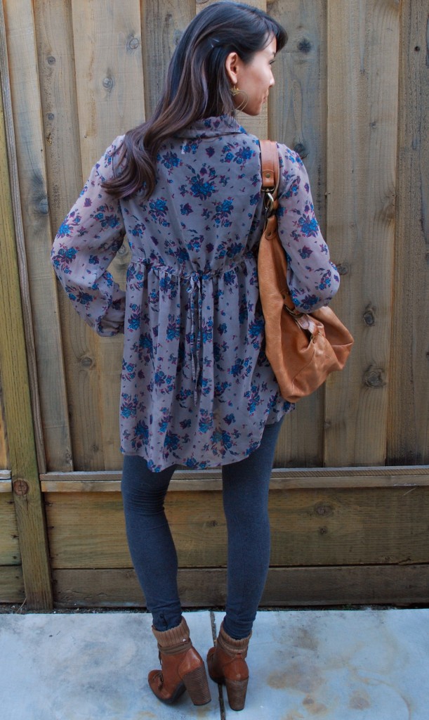 Free People Floral Tunic