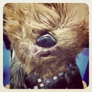 SDCC 2011 - giant chewbacca plush