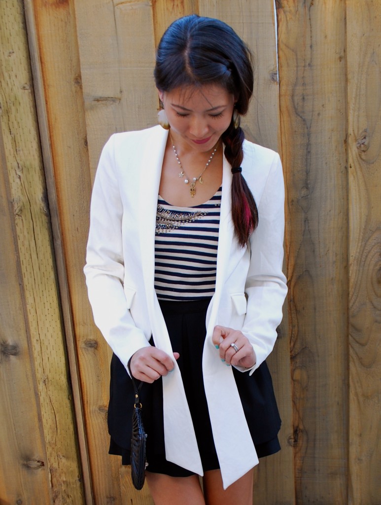 leifsdottir white blazer outfit