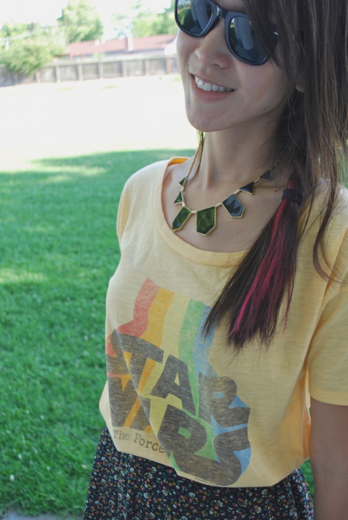 Yellow Star Wars Rainbow Tee