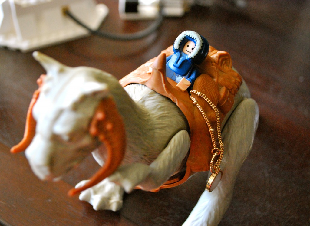 Vintage Open Belly Taun Taun with Lego Han Solo