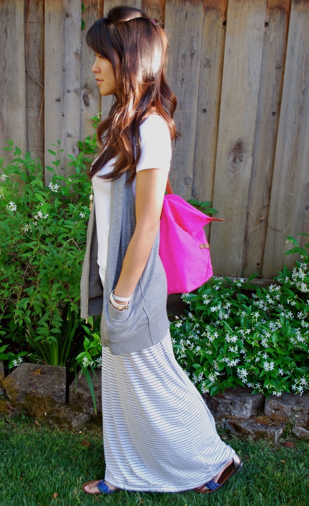 Maxi Skirt and sweater vest
