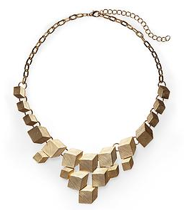 Geometric Box Necklace