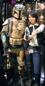 Female Han Solo and Boba Fett Cosplay - San Diego Comic Con 2012