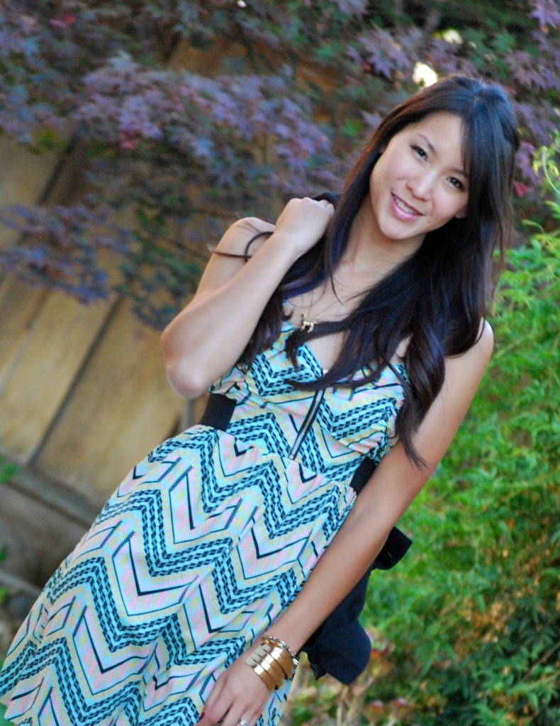 Aztec Dress and Blazer Outfit