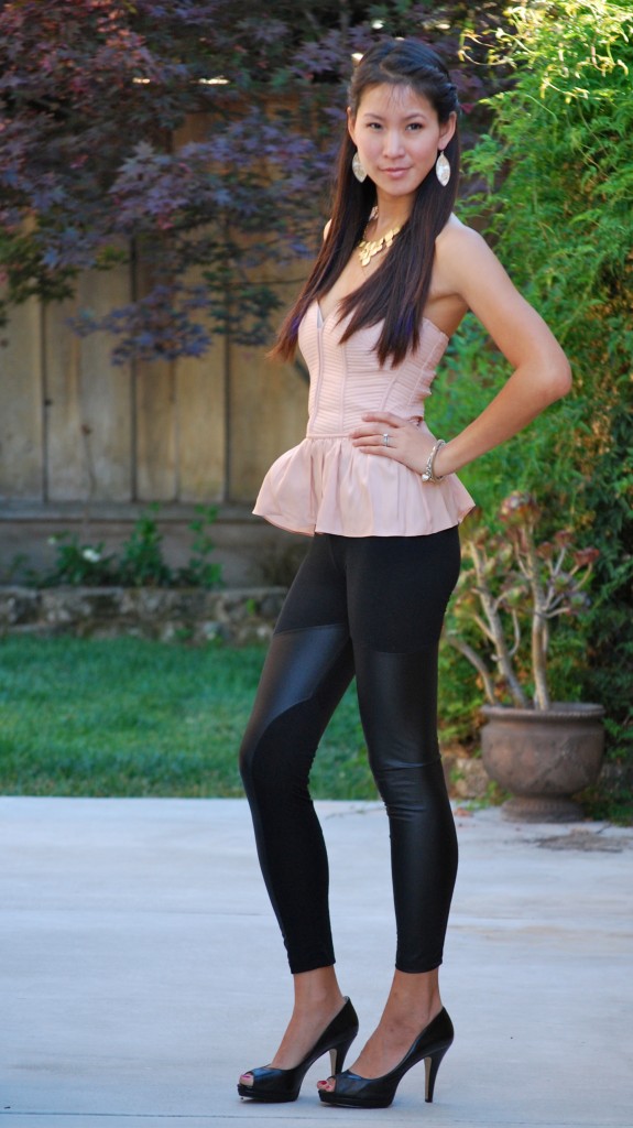 Parker Coset and Leggings outfit