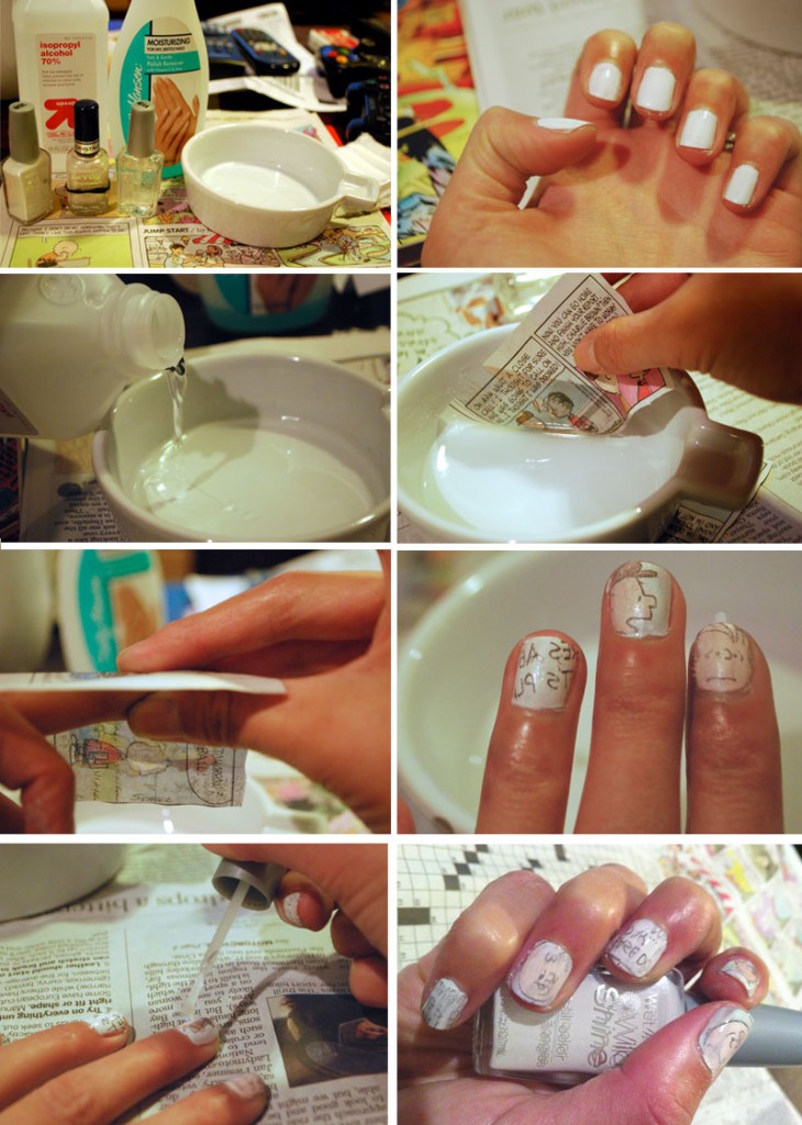 Comic nail art tutorial