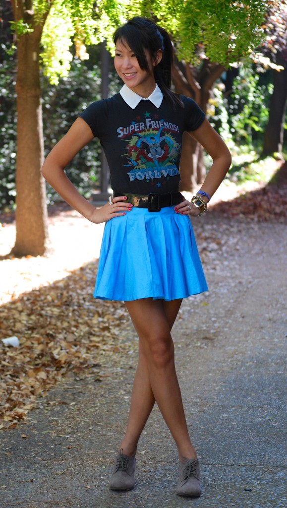 Super Friends Forever Justice League Shirt and Skirt outfit