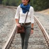 Female Nathan Drake Uncharted Cosplay - Train Tracks