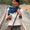 Female Nathan Drake Uncharted Cosplay - Train Tracks