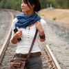 Female Nathan Drake Uncharted Cosplay Outfit- Train Tracks