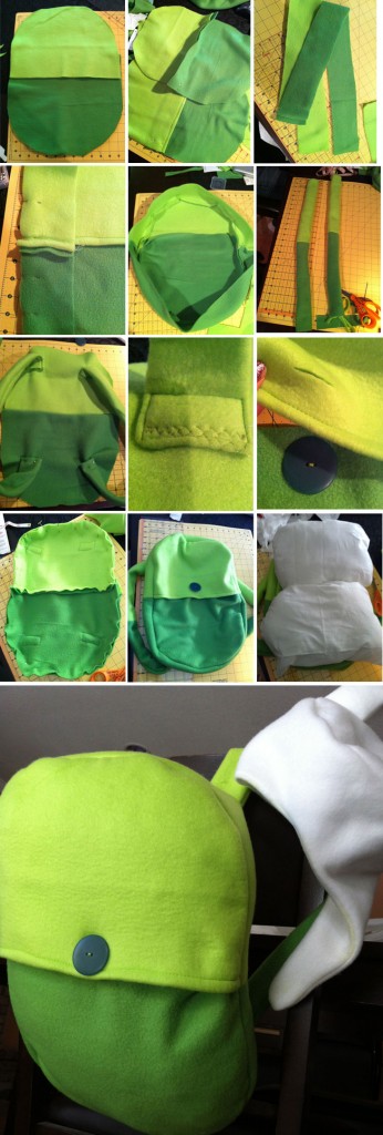 Adventure Time Finn Backpack Tutorial