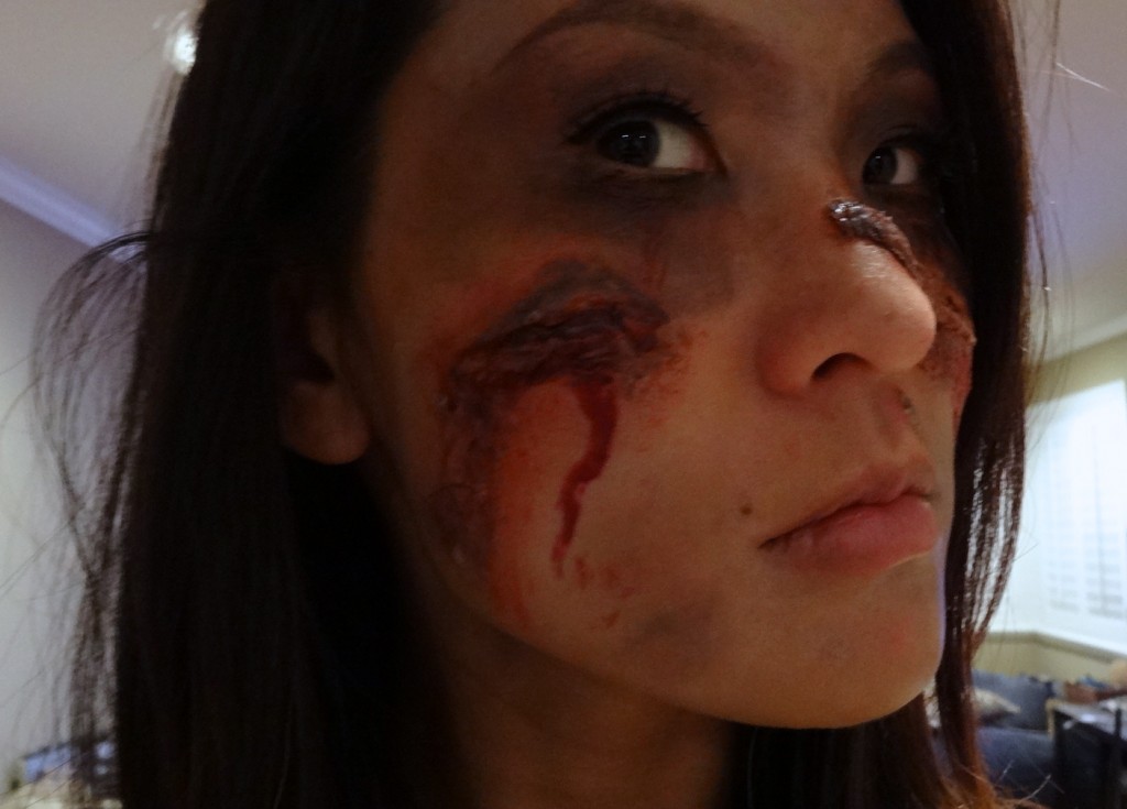 Zombie Makeup step by step tutorial