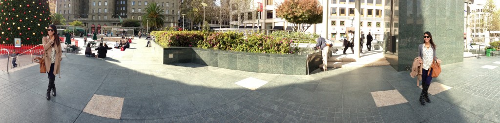 Union Square iphone 5 panoramic