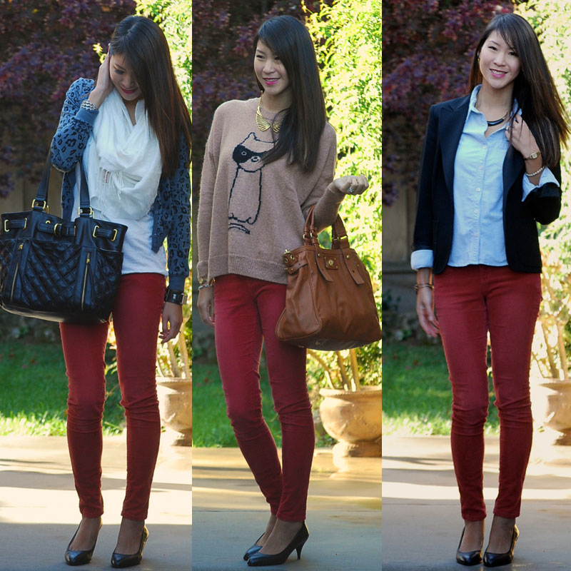 What to wear with colored pants
