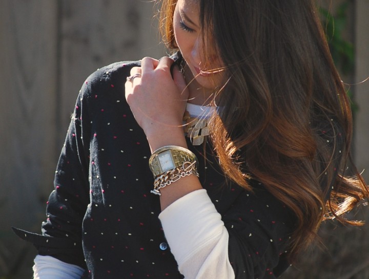 Madewell Layered Dotted Shirt