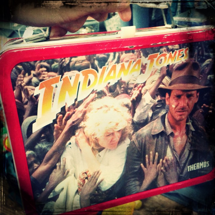 Indiana Jones Temple of Doom Vintage lunch box