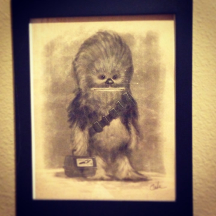 Bobby Chiu Baby Chewbacca print