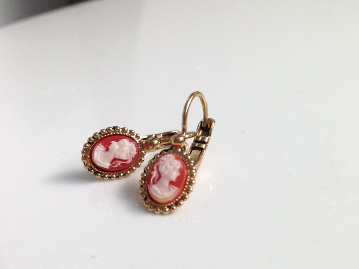 Cameo Portrait Earrings