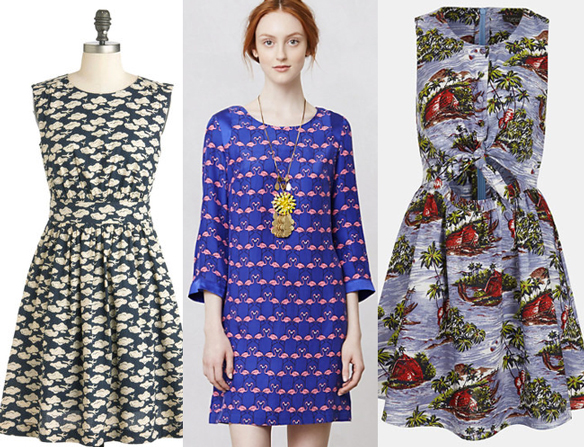 Fun Print Spring Dresses