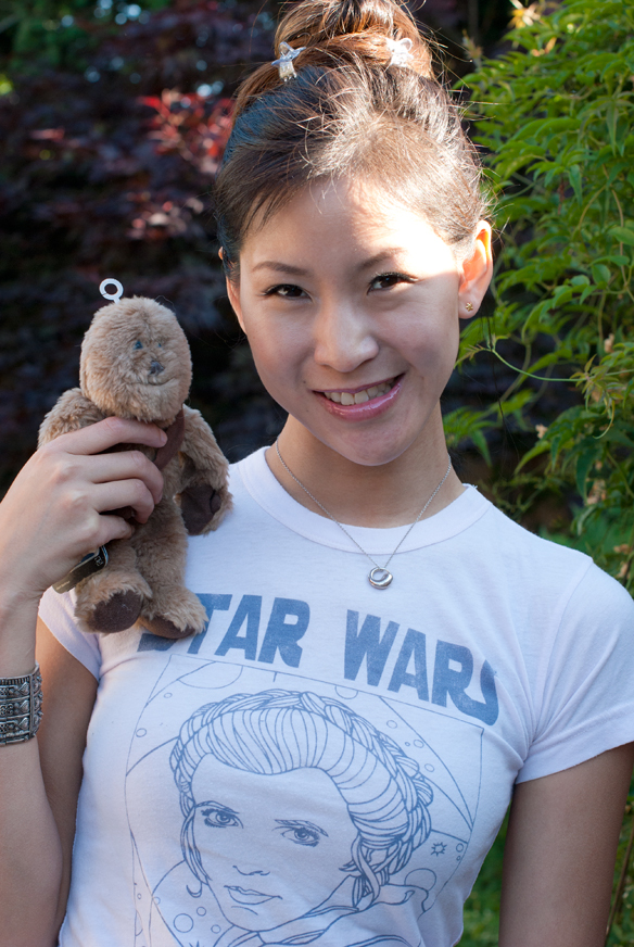 Star Wars Princess Tee and Star Wars Buddies Chewbacca plush