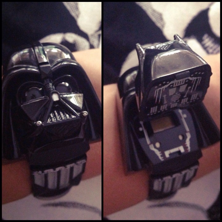 1996 Vintage Darth Vader Flip Watch