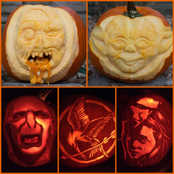 The Stylish Geek Pumpkin Carvings 2013