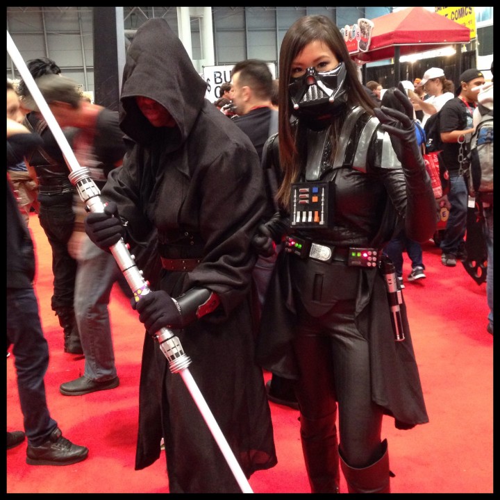 Darth Maul and Lady Vader NYCC 2013