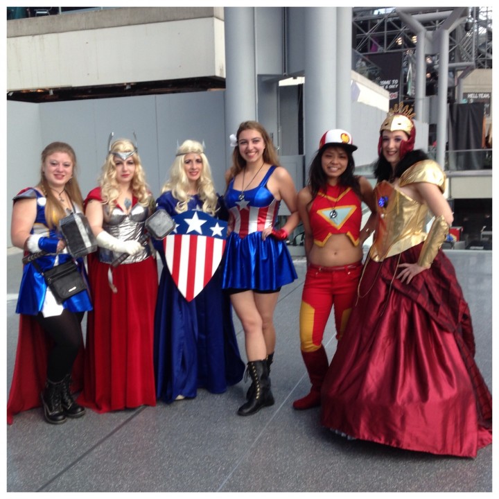 NYCC 2013 Marvel group cosplay 