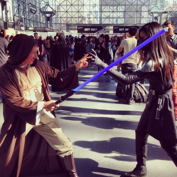 Jedi and Lady Vader NYCC 2013
