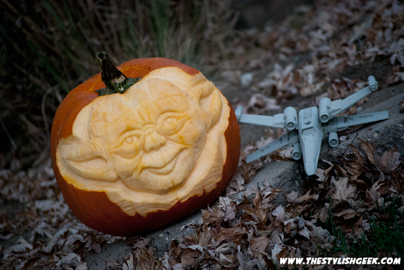 Yoda Pumpkin Carving