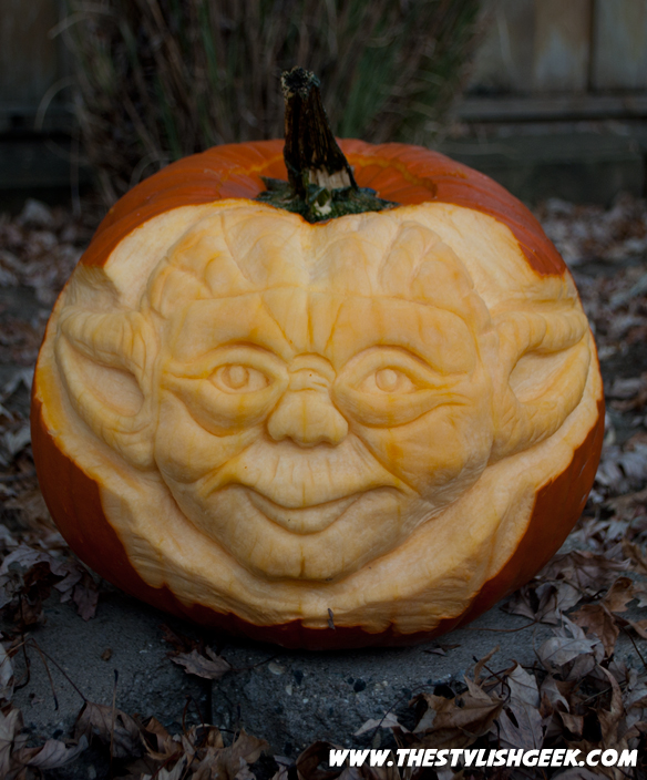Yoda Pumpkin Carving