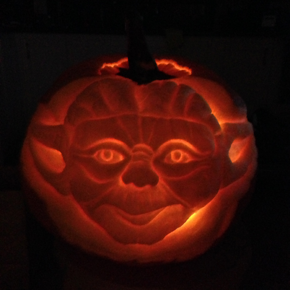 Yoda Pumpkin Carving