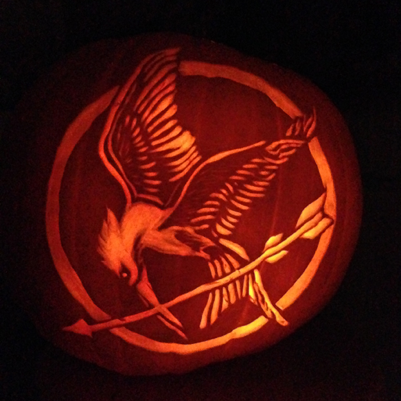 Hunger Games Logo Pumpkin Carving