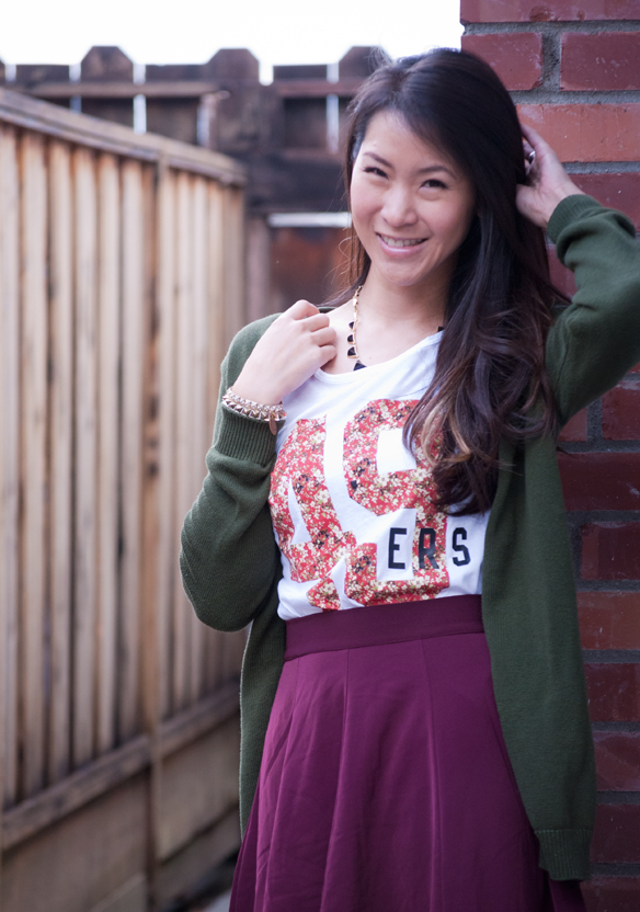 Junk Food NFL shirt and skirt