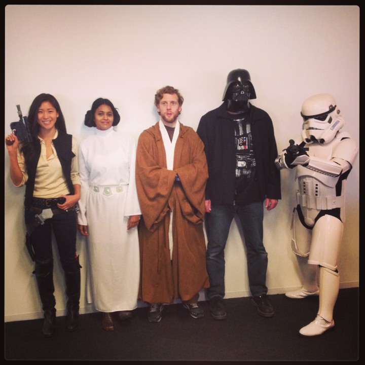 Star Wars cosplay group
