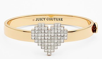 Juicy Couture Pixel Heart Bangle