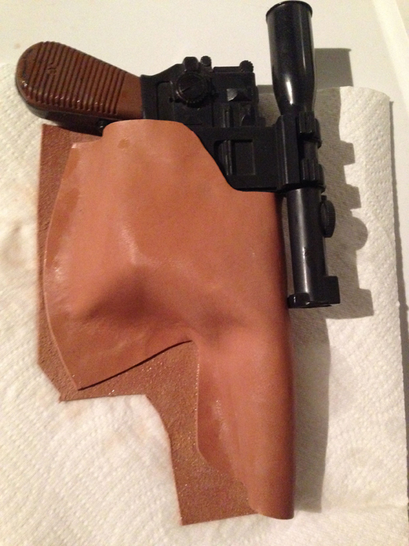 Han Solo leather holster tutorial