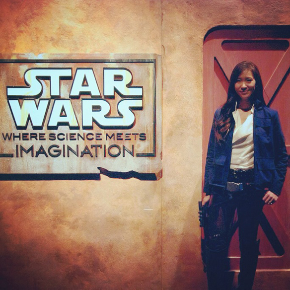 Han Solo Star Wars where Science Meets Imagination - San Jose Tech Museum exhibit