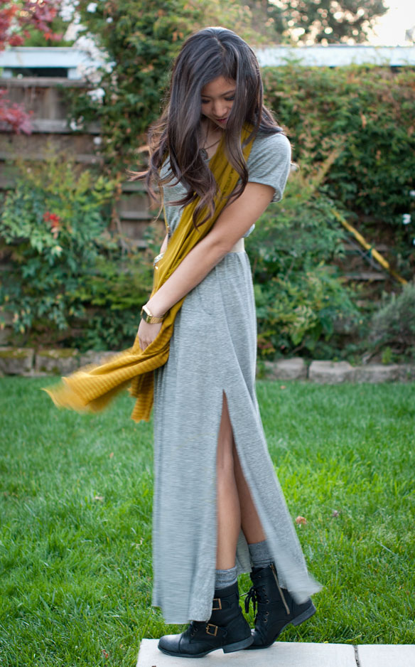 free people andrina maxi dress and scarf