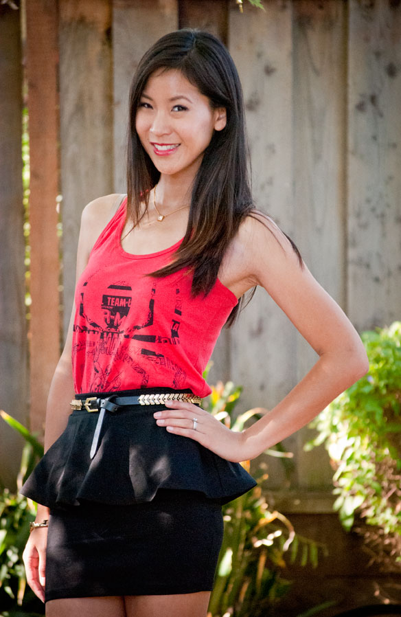 Spider-Man Tank top and peplum skirt