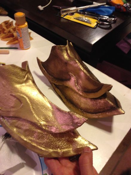 Worbla shoe covers