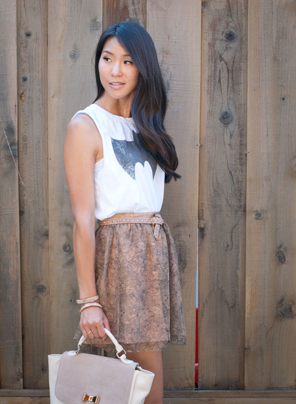 Batman tank with skirt