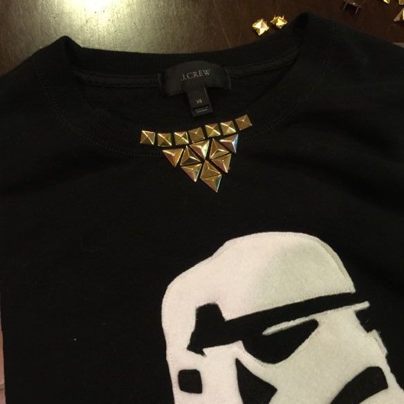 DIY Star Wars Stormtrooper Sweater