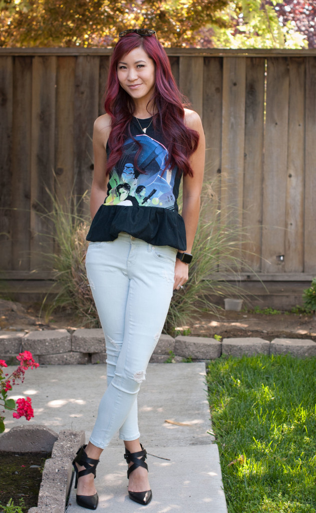 Star Wars Celebration Anaheim Shirt - DIY Peplum Top tutorial