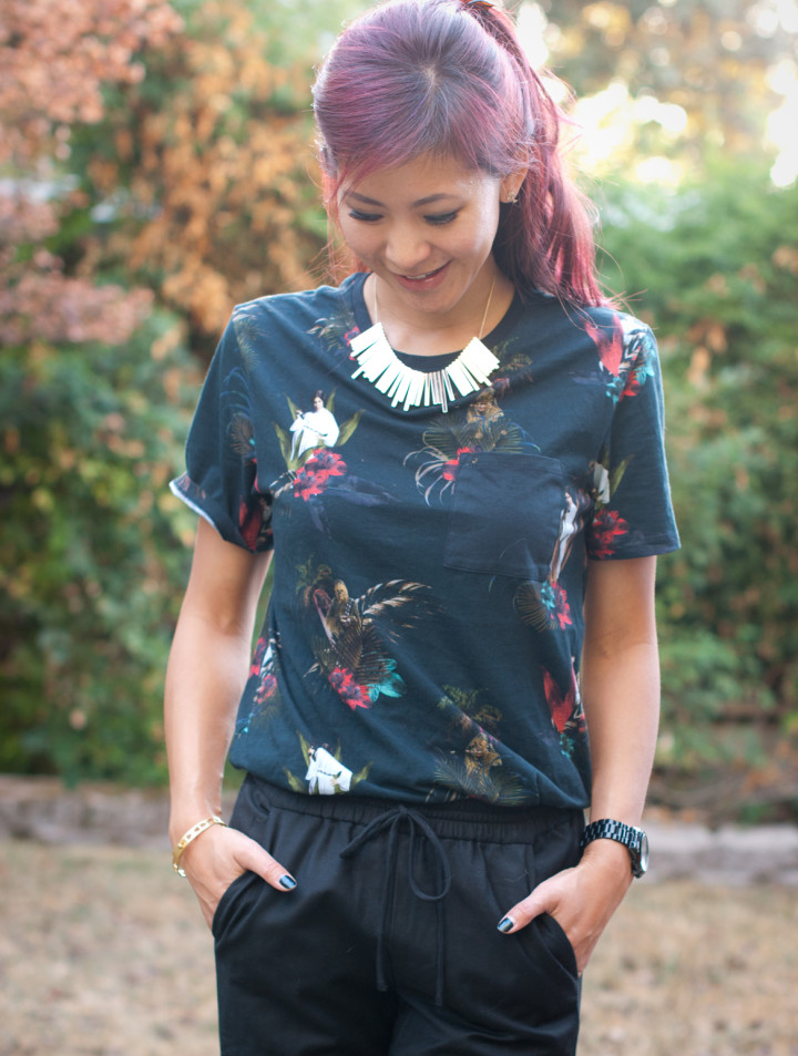 On the Byas x Star Wars Tropical TShirt and Joggers Outfit