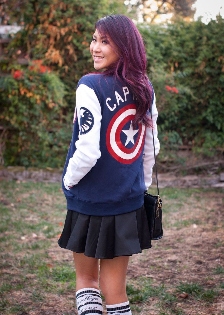 Captain America Varsity Jacket