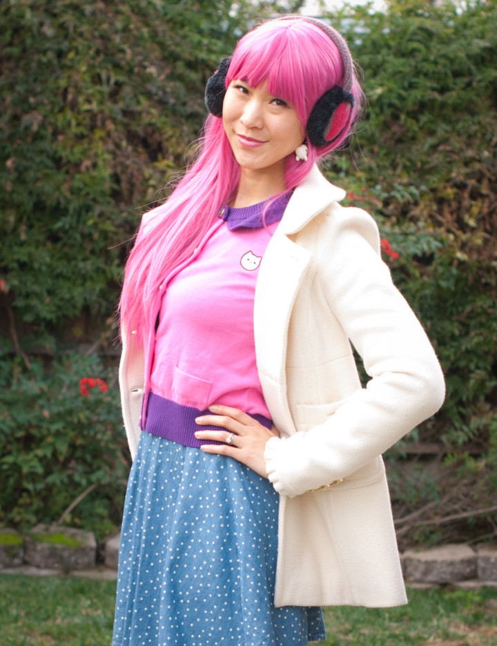 We Love Fine Princess Bubblegum Cardigan Outfit